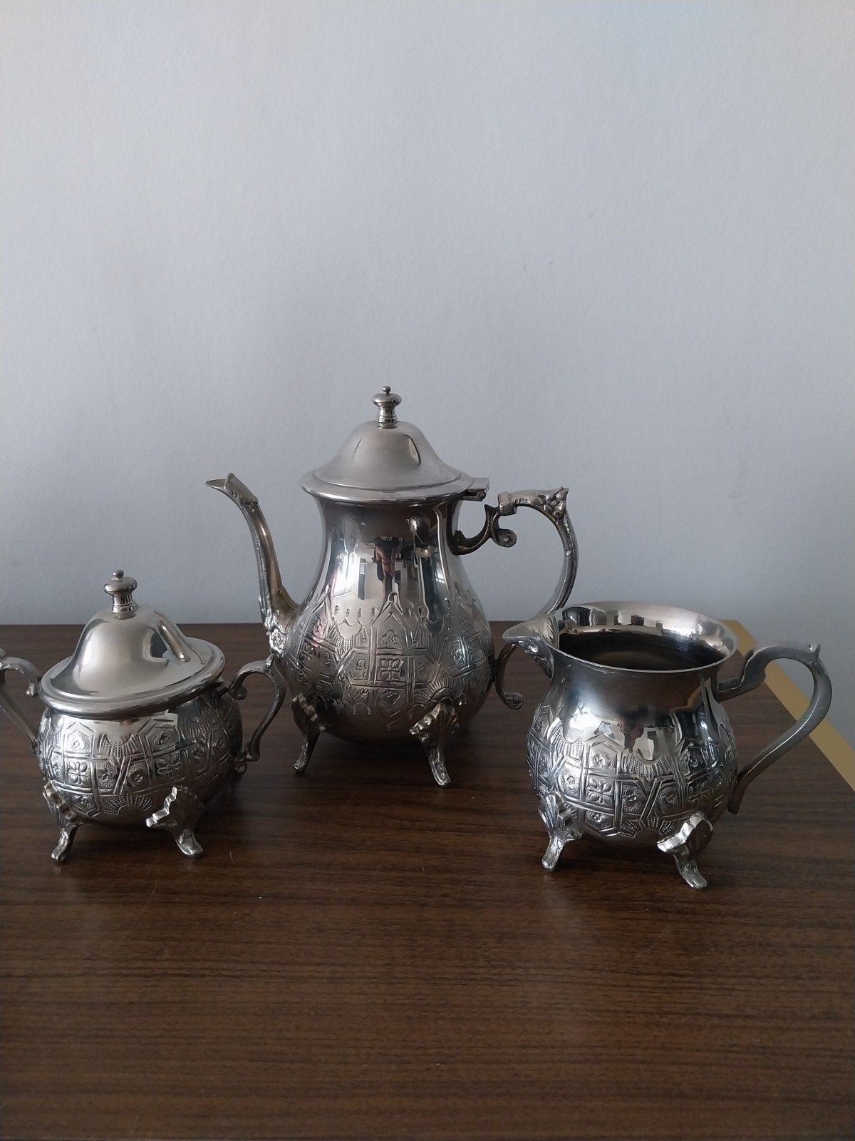 Prachtig authentiek Marokaans Theeservies - Maison Fassi, Ophalen of Verzenden