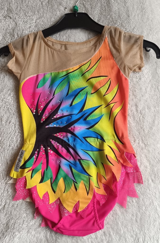 Justaucorps de GRS, Sports & Fitness, Neuf, Taille enfant de 122 à 140, Enlèvement, Maillot de gymnastique