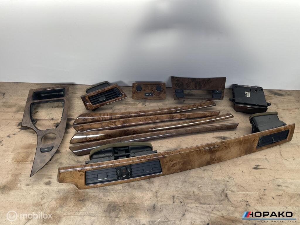Interieurlijsten set origineel hout BMW 5-serie E60 E61 LCI, Gebruikt, Einsteinlaan 5 rijswijk, Bmw, Ophalen of Verzenden