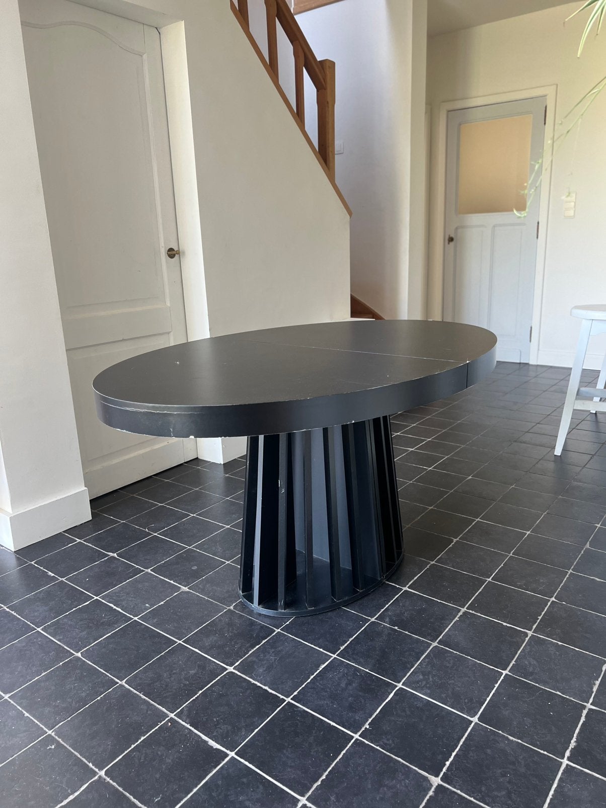 Eettafel 6 personen - uit te breiden tot 12 personen, Huis en Inrichting, Ophalen, Zo goed als nieuw