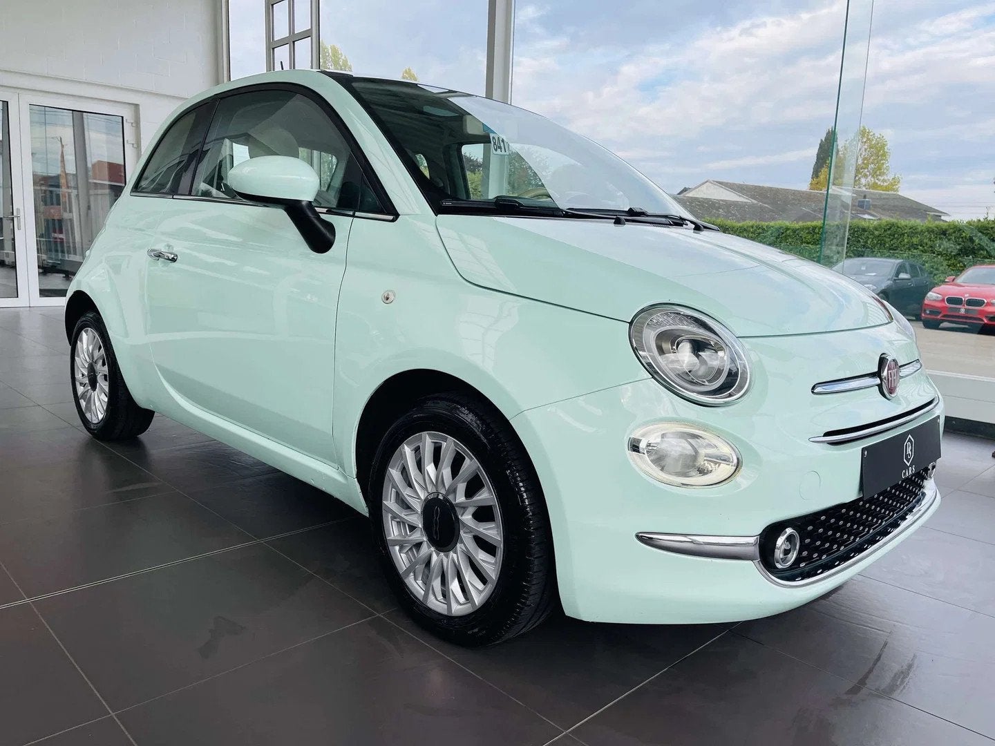 Fiat 500 1.2i * GARANTIE + TOIT PANO + CLIM * (bj 2017), 4 zetels, Stof, Gebruikt, 4 cilinders