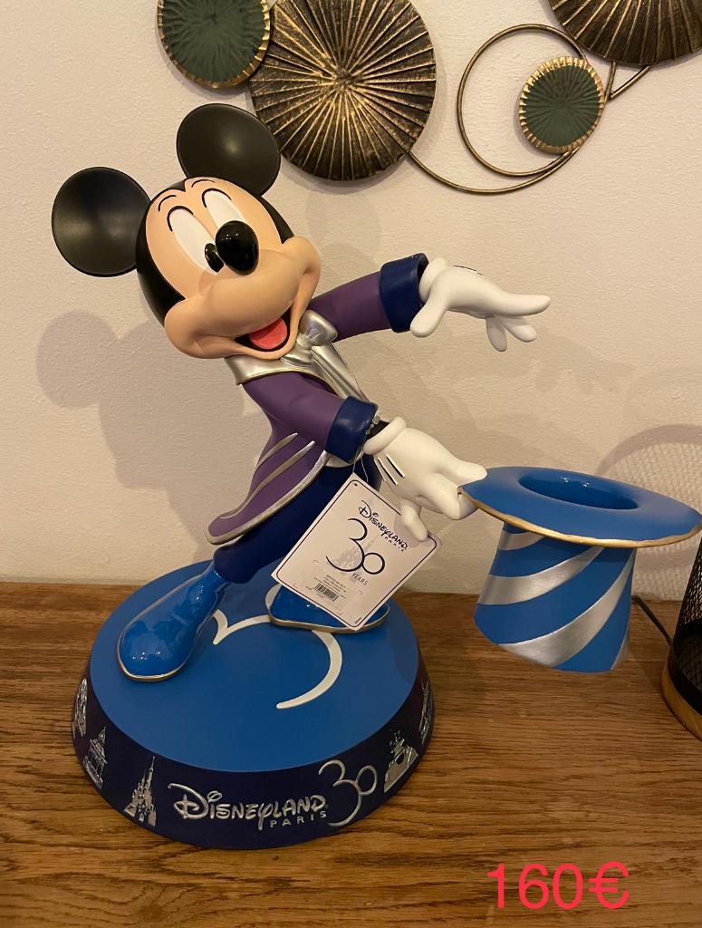 Mickey 30 ans Disneyland Paris, Collections, Enlèvement, Mickey Mouse, Neuf, Statue ou Figurine