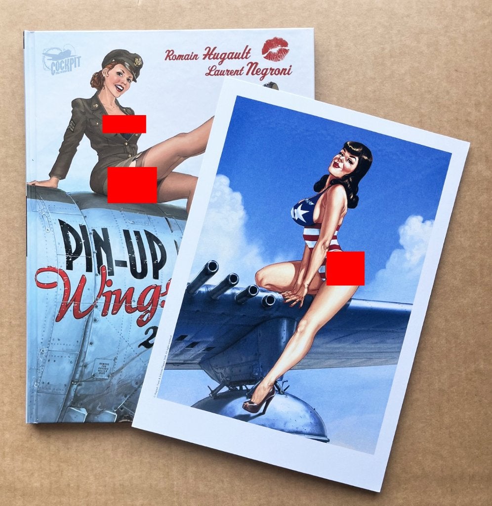 Pin-Up Wings T2 + XL - Art Book - Hugault - EO2010 - Paquet, Envoi