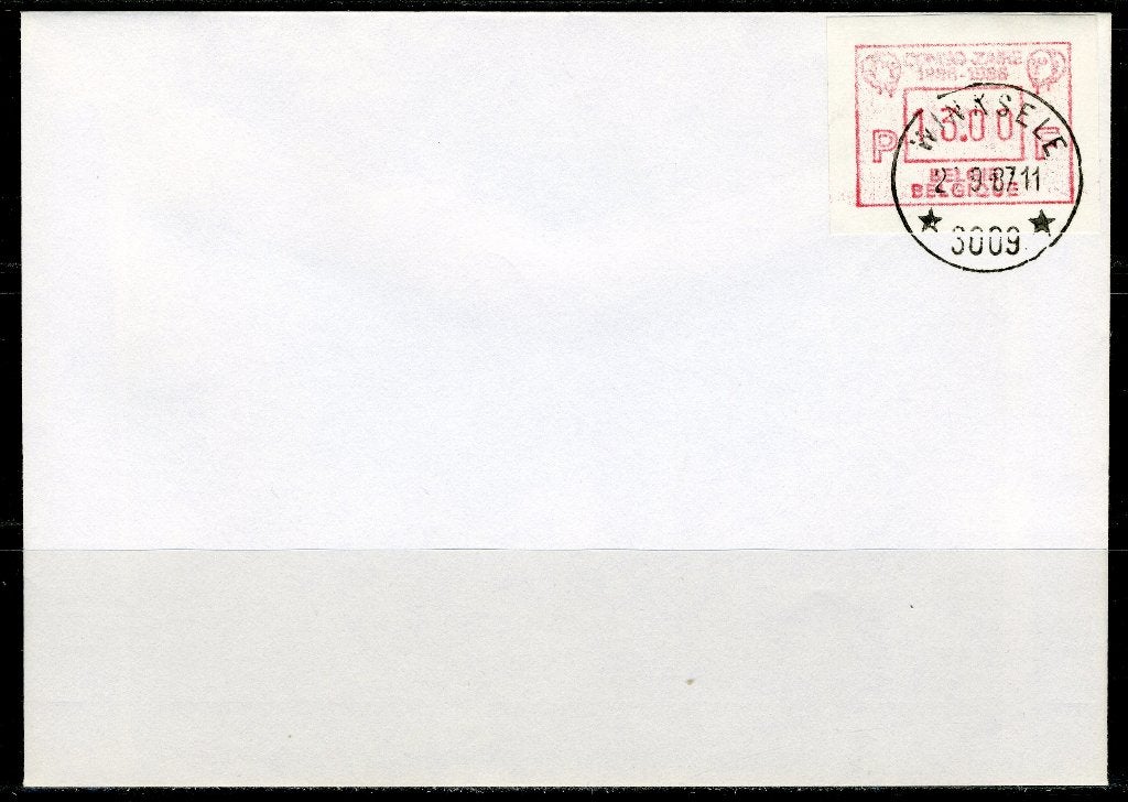 (B) ATM62 Envelop - Congo-Zaïre 13 BEF, Verzenden, Gestempeld, 1e dag stempel