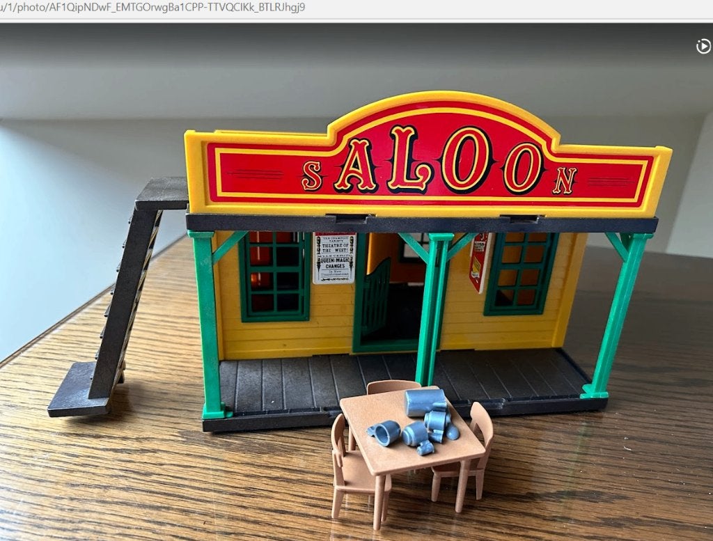 Saloon en toebehoren - Cowboys - Playmobil - vintage, Enfants & Bébés, Jouets | Playmobil, Enlèvement, Utilisé, Pièces détachées