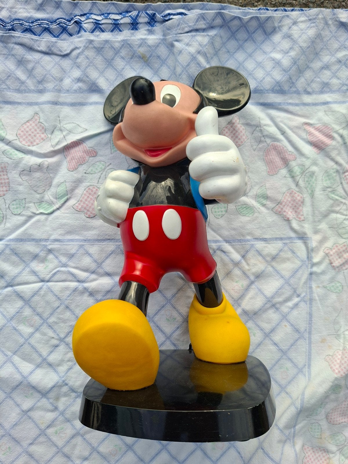 Figurine / Base Téléphone Vintage Mickey Mouse Tyco (1986) -, Collections, Enlèvement ou Envoi