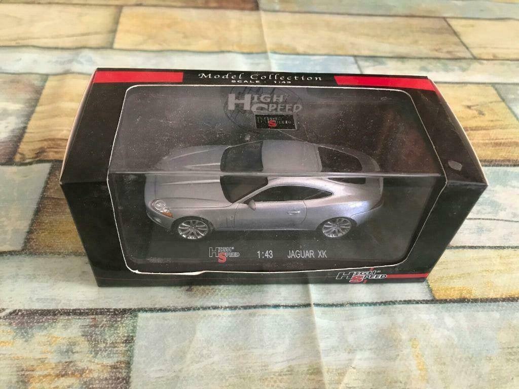 JAGUAR XK V8 Coupé  Sport Silver 1/43 HIGH SPEED NEUVE+BOITE, Hobby & Loisirs créatifs, Enlèvement, Neuf, Voiture, MiniChamps