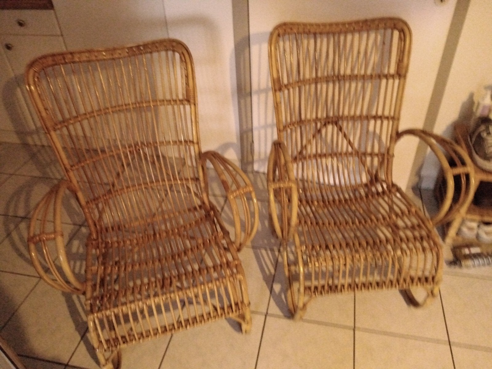 rotan lounge stoelen , Rohe Noordwolde , belse acht, Ophalen, Rotan , Rohe Noordwolde , bamboe, Minder dan 75 cm, Riet of Rotan
