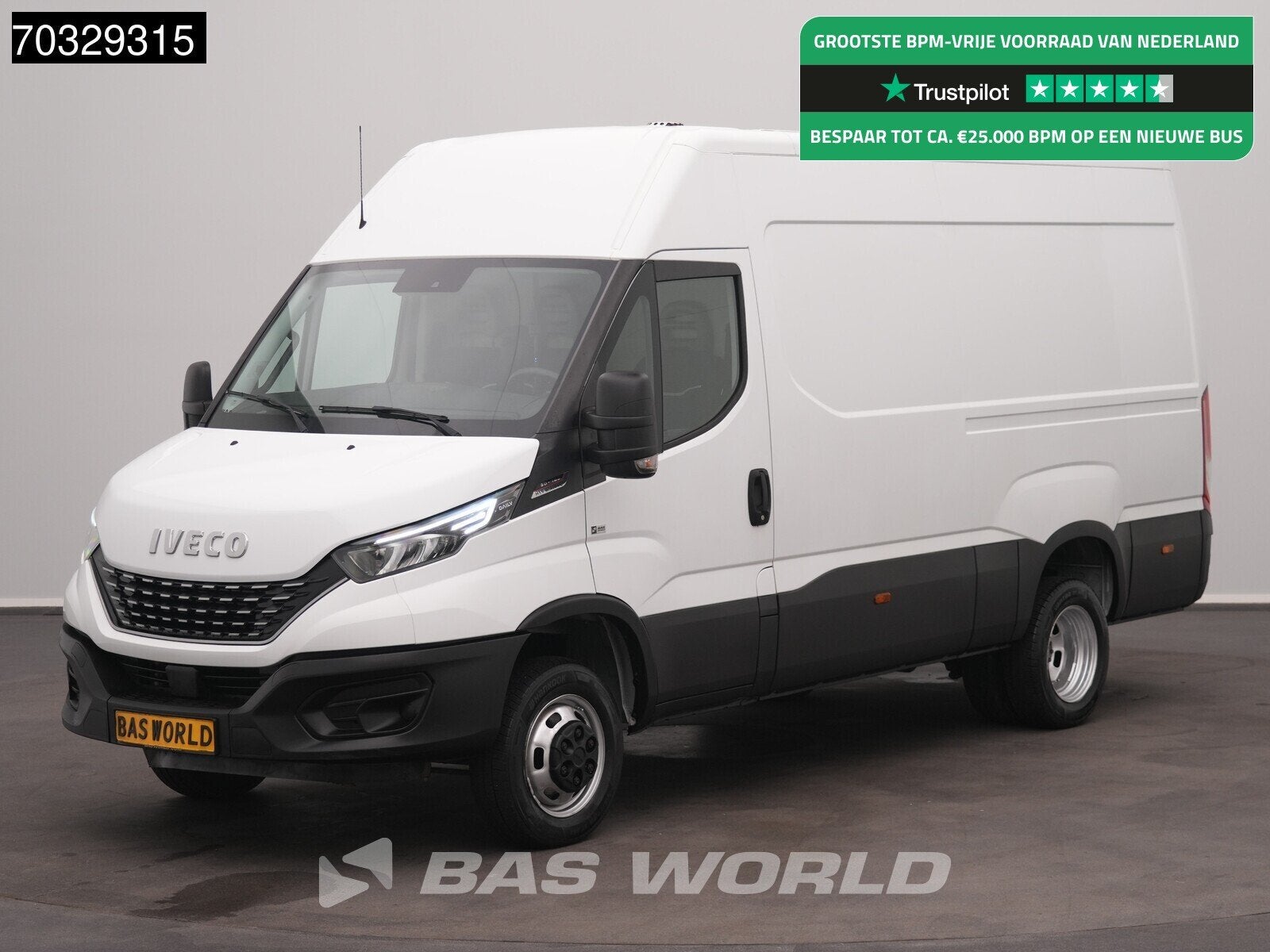 Iveco Daily 50C18 3.0L Automaat L2H2 Dubbellucht 3,5t Trekha, Auto's, Automaat, Stof, Gebruikt, Euro 6