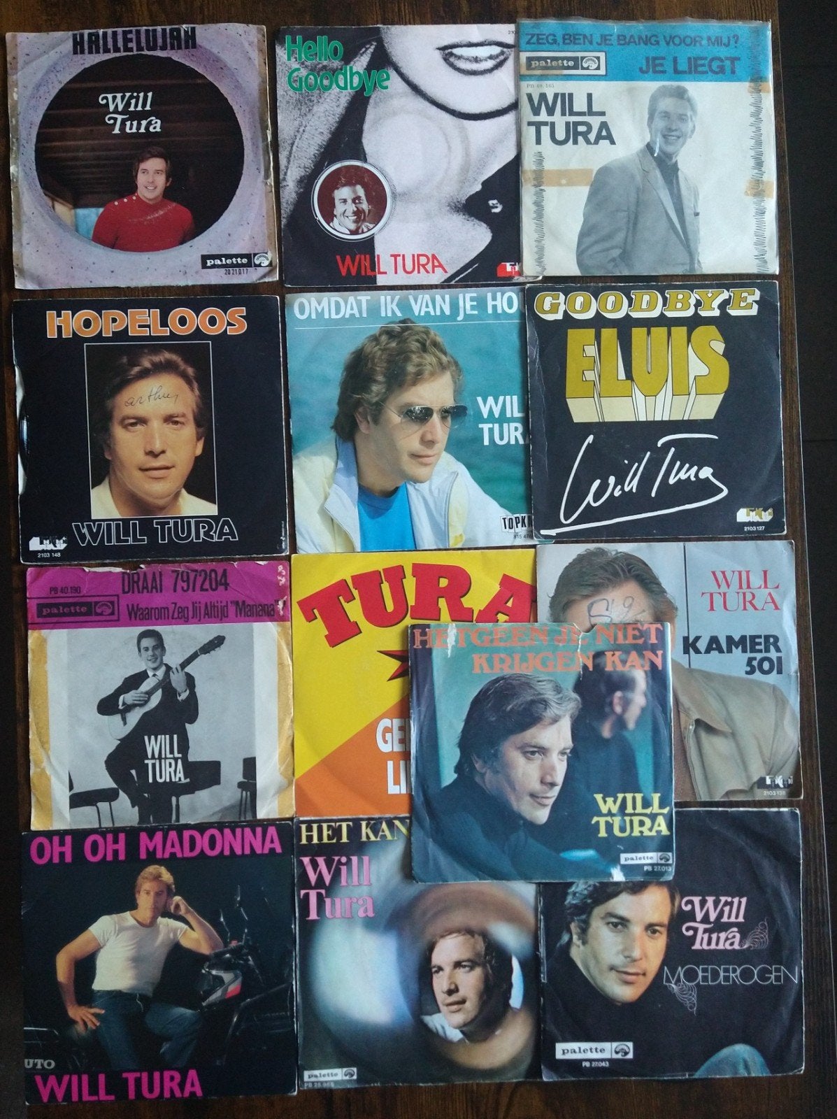 collectie Will Tura, CD & DVD, Vinyles | Néerlandophone, Enlèvement