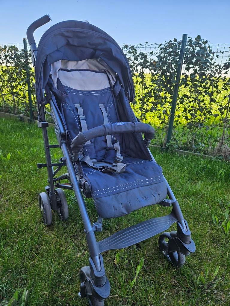 Chicco Liteway plooibuggy, Ophalen, Zo goed als nieuw, Overige merken, Verstelbare rugleuning