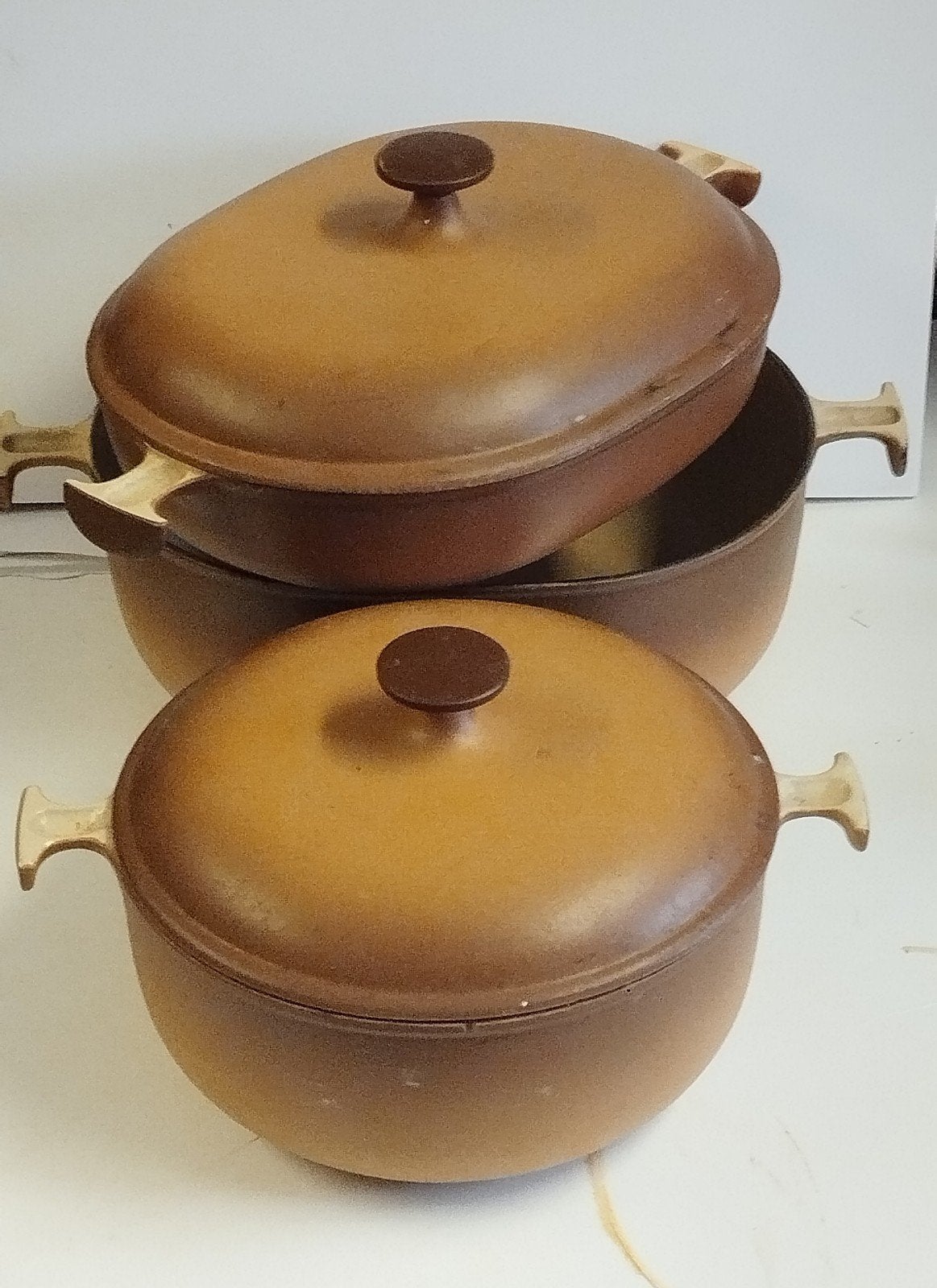 Ragoûts en fonte Le Creuset 3 pièces, Maison & Meubles, Cuisine | Casseroles & Poêles, Enlèvement, Fonte, Le Creuset