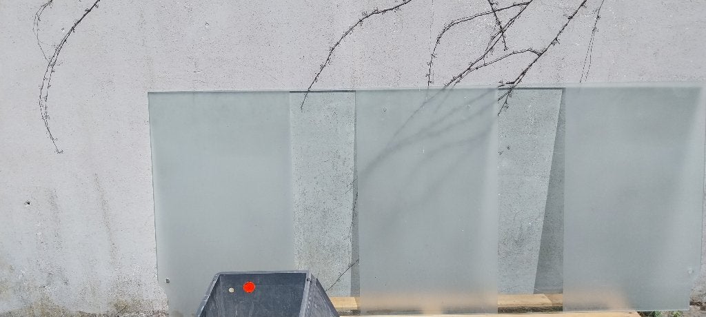 Glazen deur, Bricolage & Construction, Fenêtres & Moustiquaires, Utilisé, Porte intérieure, 200 à 215 cm, 80 à 100 cm, Enlèvement