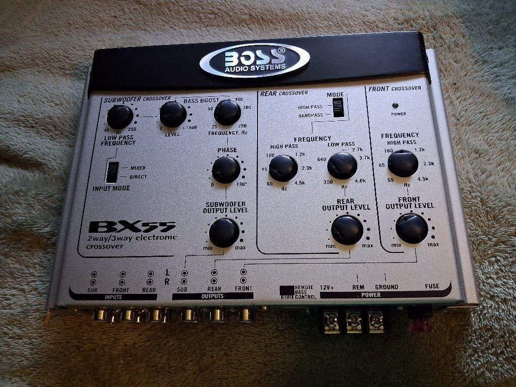 Crossover 3-weg boss sono-auto, Ophalen, Nieuw, 1000 watt of meer, P.A.