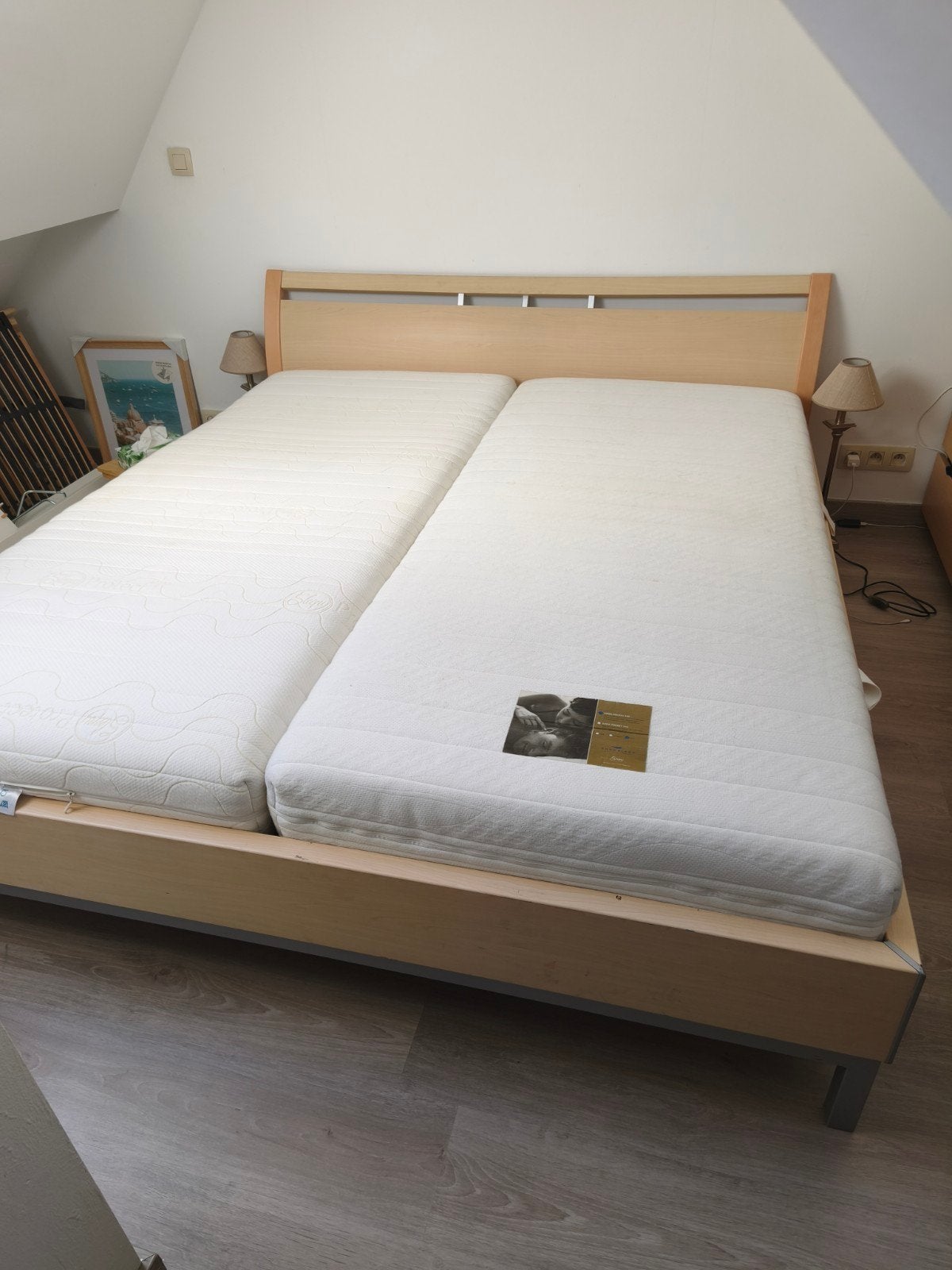tweepersoonsbed 180*200 Bed 180x200, Maison & Meubles, Enlèvement, 180 cm