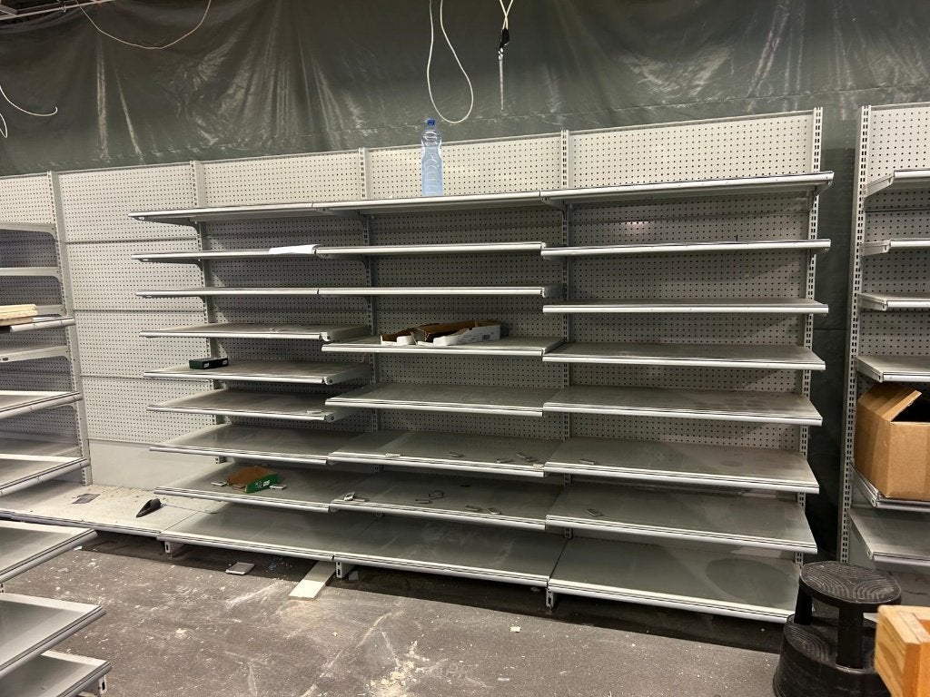 winkelrekken volledige winkel, Ophalen
