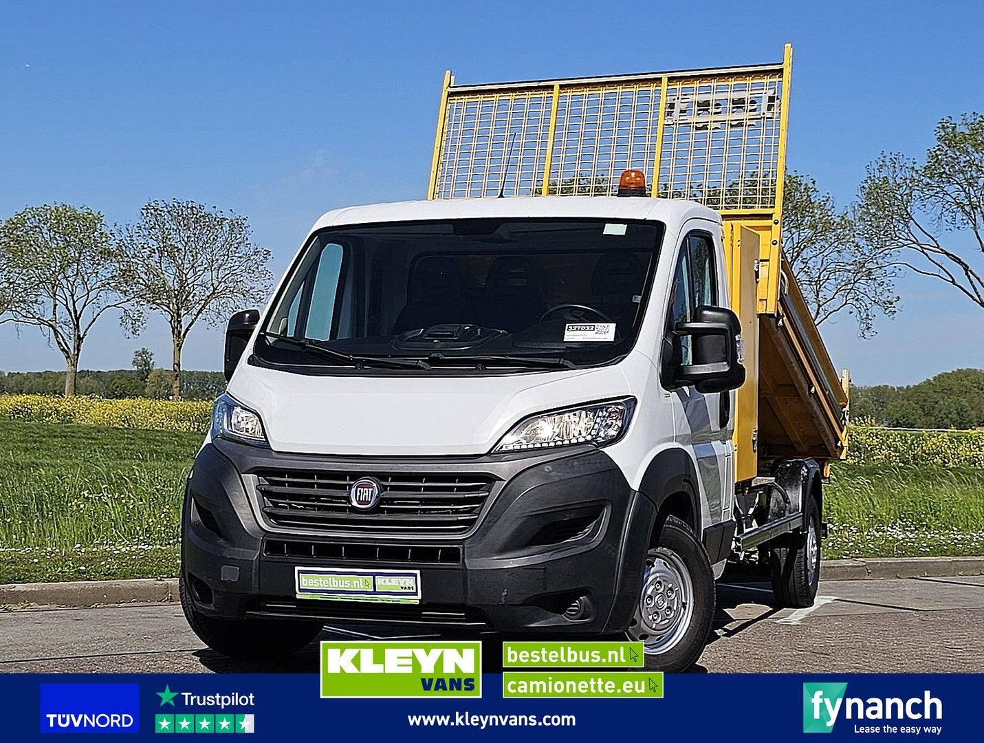 Fiat DUCATO 2.3 Kipper Kist Euro6 AC, Auto's, Bestelwagens en Lichte vracht, Bedrijf, Cruise Control, Handgeschakeld, Diesel