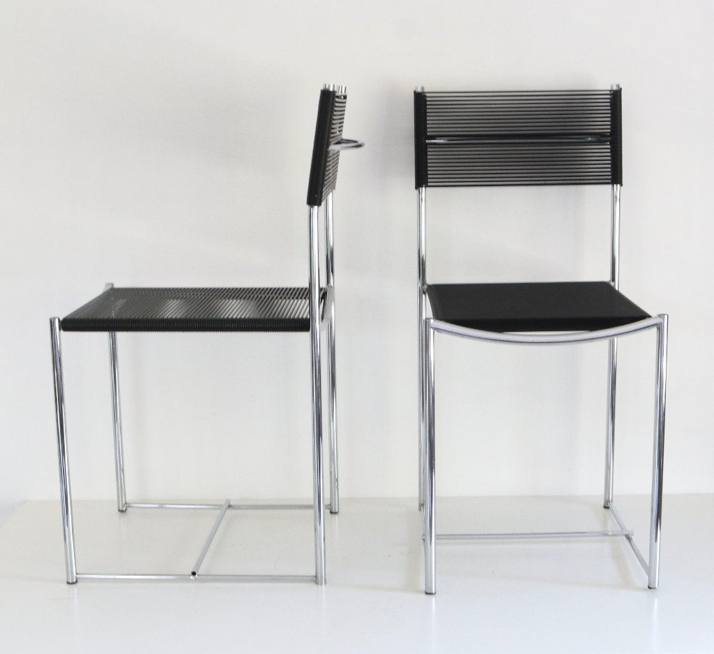 2 Spaghetti-stoelen Giandomenico Belotti Alias - Vintage, Antiek en Kunst, Kunst | Designobjecten, Ophalen, Stoel, Gemerkt