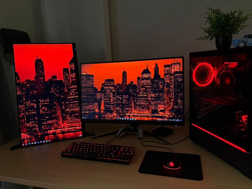 Gaming Setup + Dual 165/180Hz Monitors, Computers en Software, Ophalen, Zo goed als nieuw, Gaming, HDD