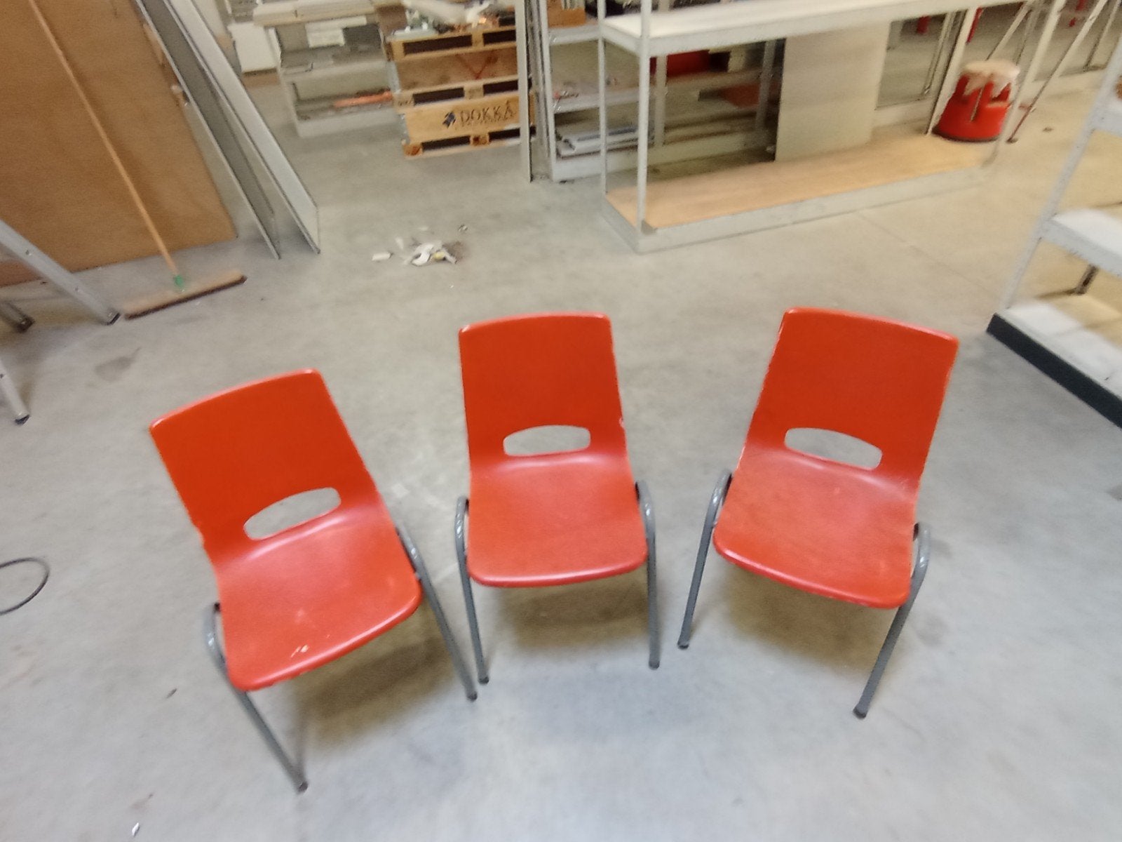 3 chaises vintage, Enlèvement, Utilisé