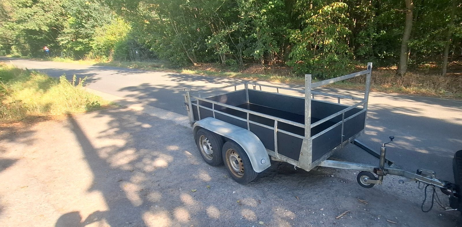 aanhangwagen dubbelasser Remorque 750kg ongeremd, Enlèvement ou Envoi