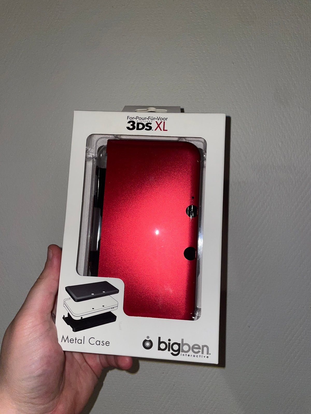 Metal Case 3DS XL, Ophalen of Verzenden, Zo goed als nieuw, Bescherming
