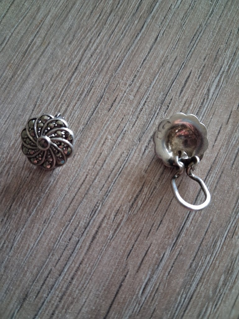 Zilver oorbellen, Antiek en Kunst, Verzenden, Zilver