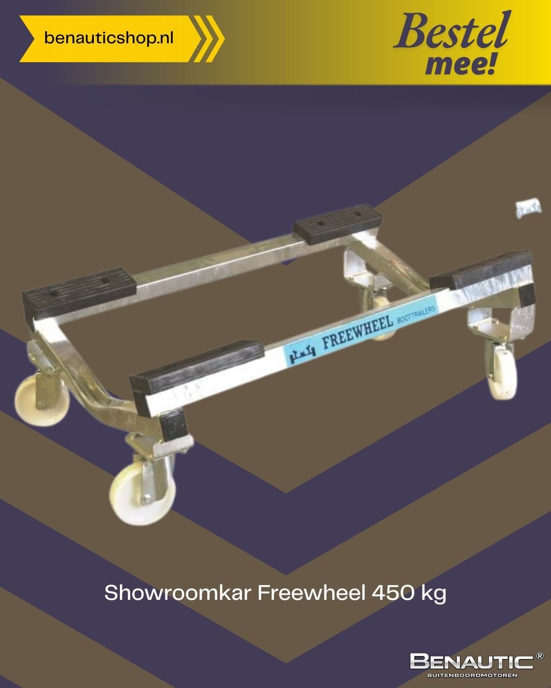 Accessoire Showroomkar Freewheel 450 kg, -, -, Nieuw, Ophalen of Verzenden