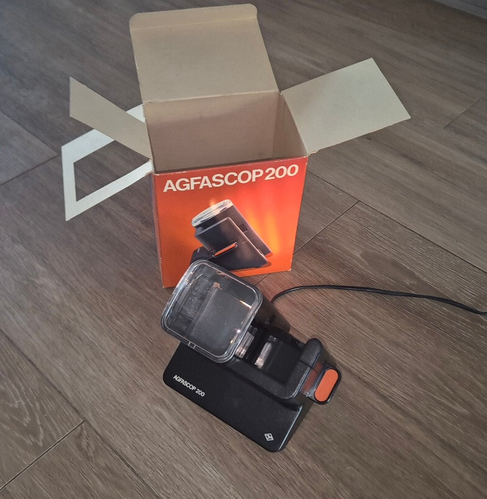 AGFA Scop 200 35mm Diaviewer Met Doos Werkend, Audio, Tv en Foto, Ophalen of Verzenden, Zo goed als nieuw