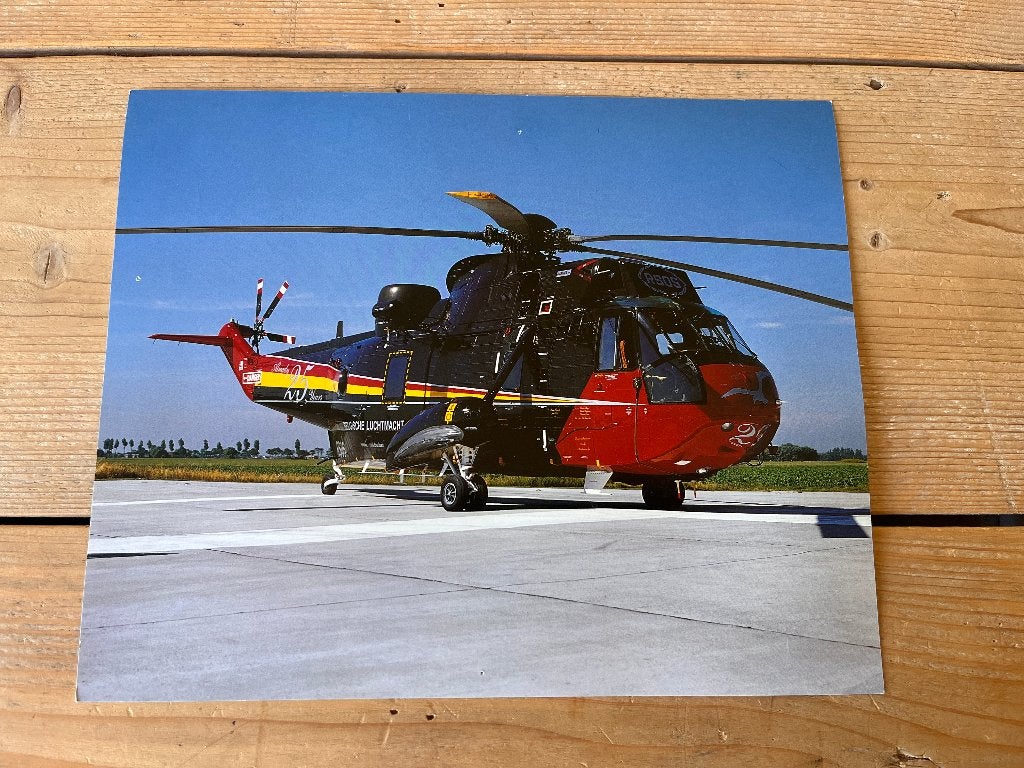 Foto Sea King MK.48 RS05, Verzamelen, Ophalen of Verzenden, Zo goed als nieuw, Kaart, Foto of Prent