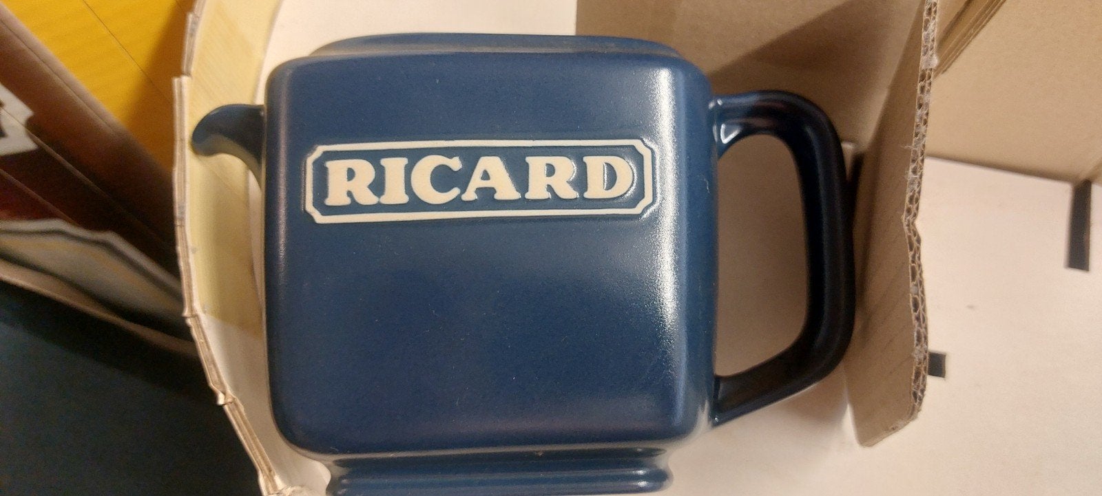 cruche ricard bleu, Collections, Marques & Objets publicitaires, Enlèvement ou Envoi