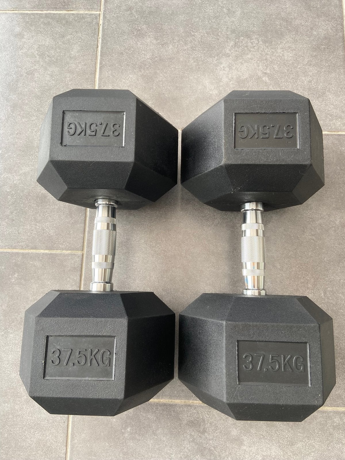 Nieuwe Hexa dumbells 37.5 kg, Sport en Fitness, Fitnessmaterialen, Ophalen, Nieuw, Benen, Dumbbell