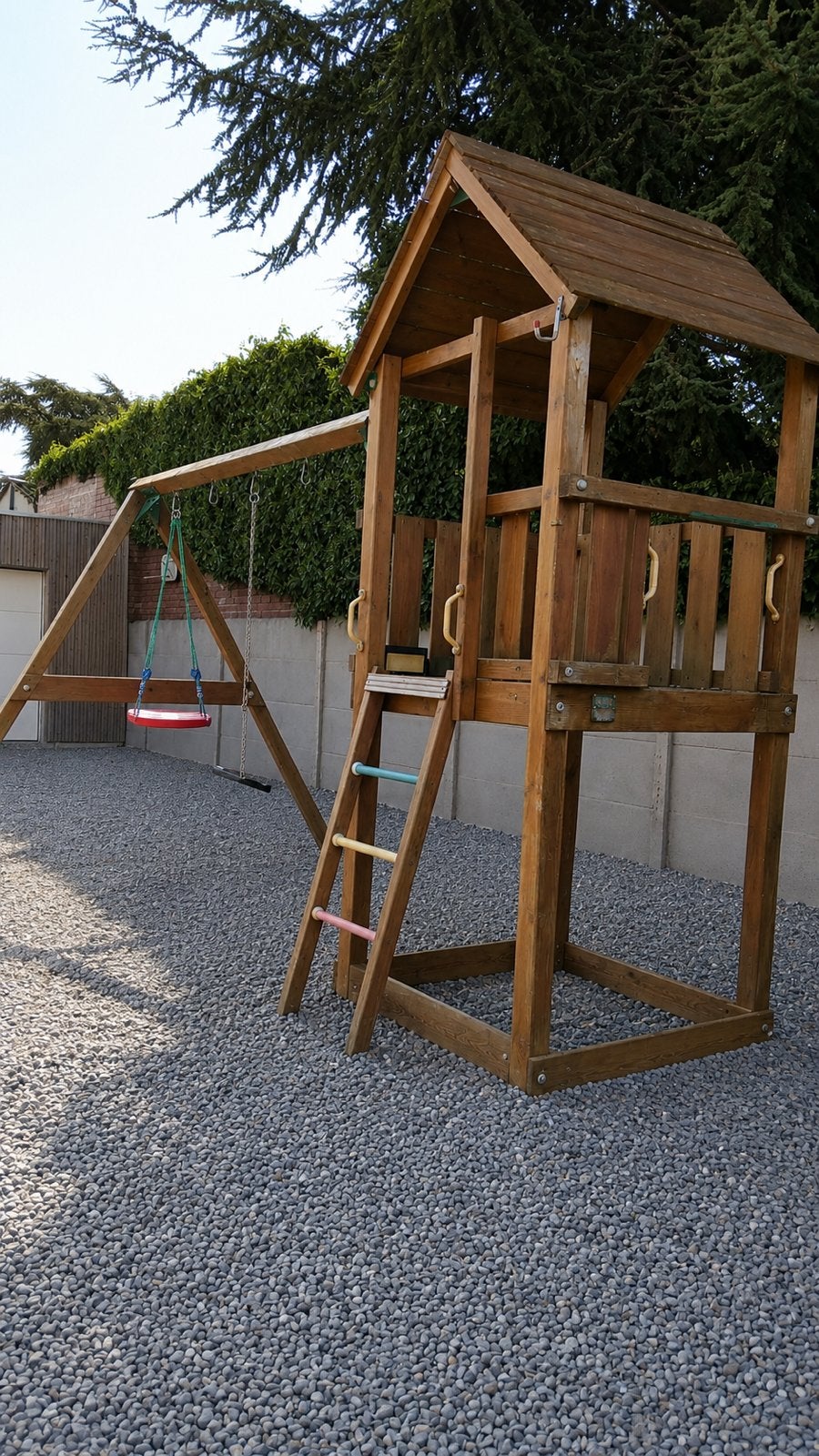 Jungle Gym Speeltoren met schommel Casa 2-Swing Xtra, Ophalen, Gebruikt, Glijbaan