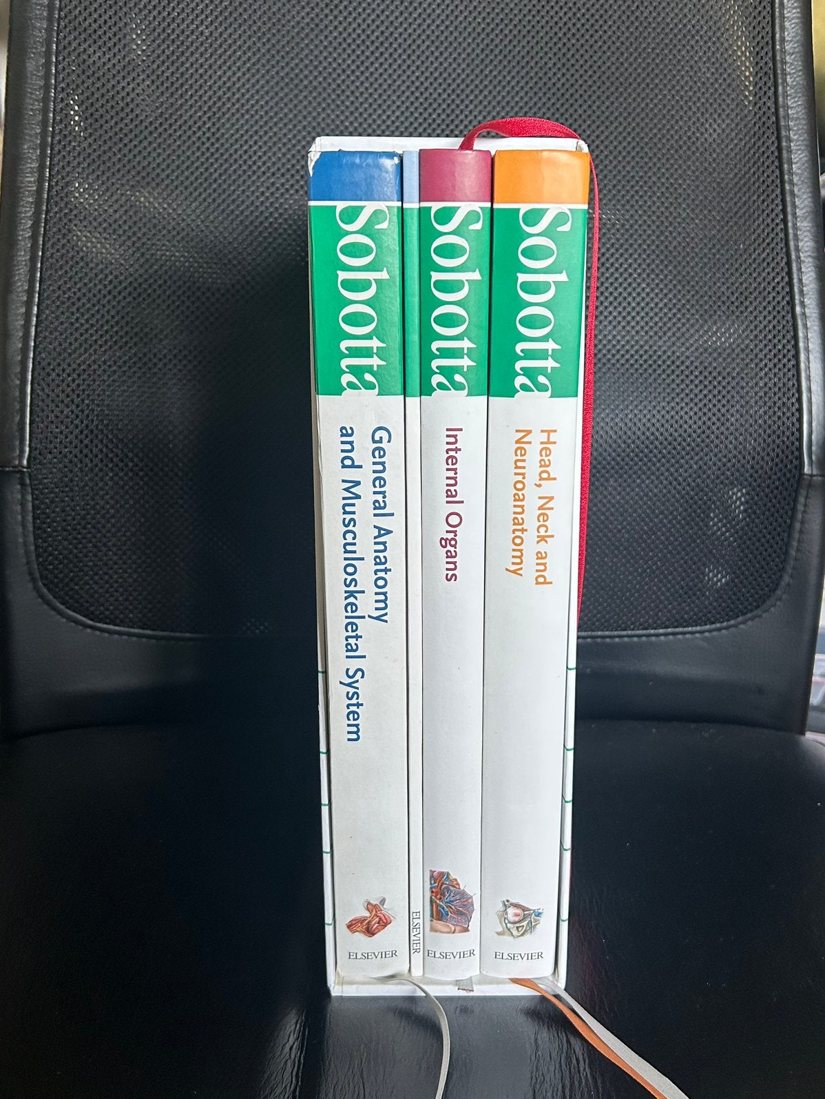 Sobotta-casette met 3 delen: atlassen + tabellen boek, Ophalen, Gelezen, Hoger Onderwijs