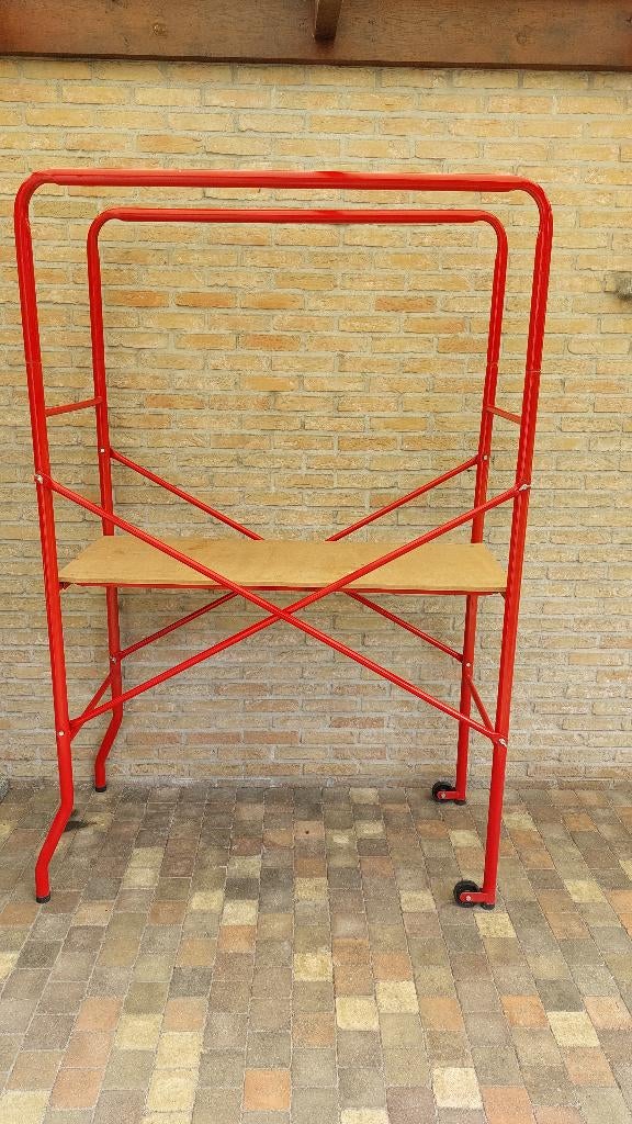 hobby stelling verrijdbaar, Doe-het-zelf en Bouw, Steigers, Ophalen, Gebruikt, Rolsteiger of Kamersteiger, Minder dan 2 meter