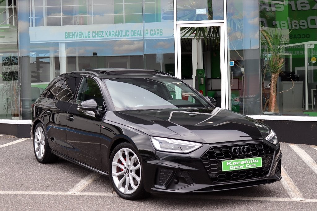 AUDI A4 AVANT 136CV S-LINE INT&EXT SHADOWLINE PANO FULL, Autos, Achat, Euro 6, 110 g/km, 1968 cm³