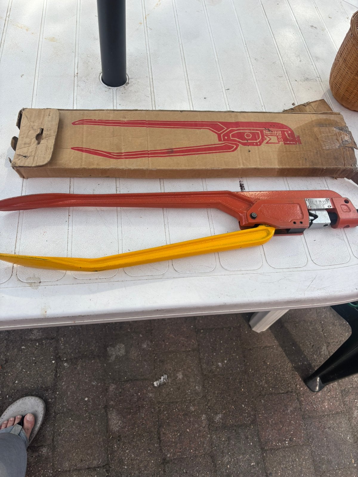 kabelschoen perstang, Doe-het-zelf en Bouw, Ophalen, Zo goed als nieuw