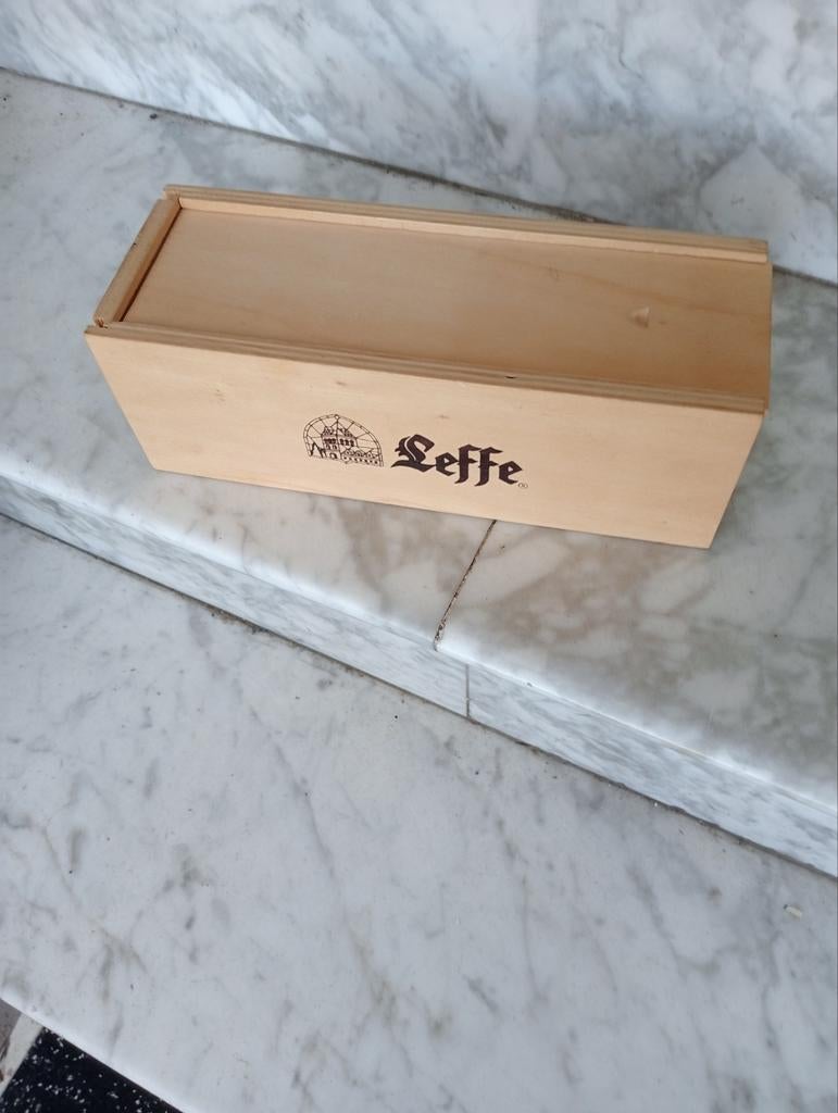 Boîte à musique Domino en bois Leffe, Enlèvement ou Envoi, Leffe