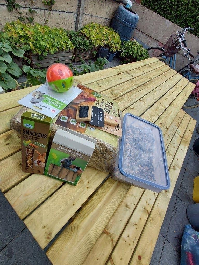 Konijnenhok + accessoires, Dieren en Toebehoren, Kooi, Cavia, Ophalen, Minder dan 60 cm