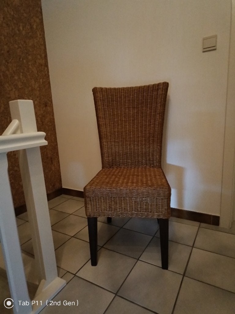 Stoel, Huis en Inrichting, Stoelen, Ophalen, Bruin, Riet of Rotan, Eén