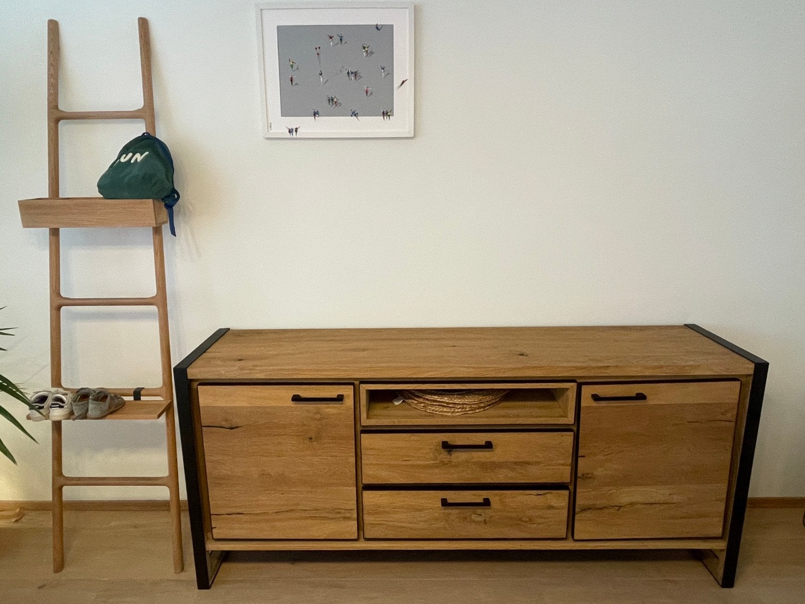 Dressoir Henders&Hazel met verlichting (180x42x80cm), Huis en Inrichting, Kasten | Dressoirs, Ophalen, Met deur(en), 150 tot 200 cm