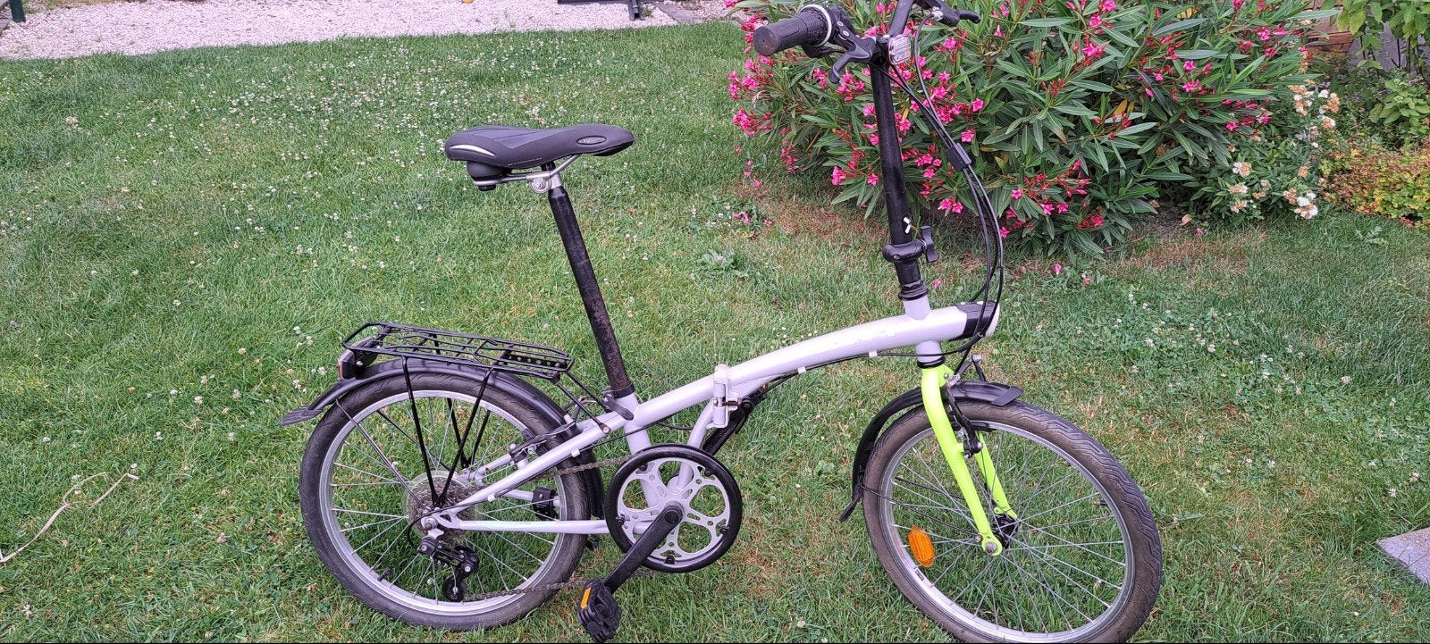 Plooifiets Btwin in goede staat., Autres marques, Vitesses, Frein sur jante, 18 à 20 pouces