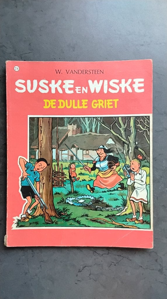 De Dulle Griet nr 78a uit 1967., Gelezen, Willy Vandersteen, Eén stripboek, Ophalen of Verzenden