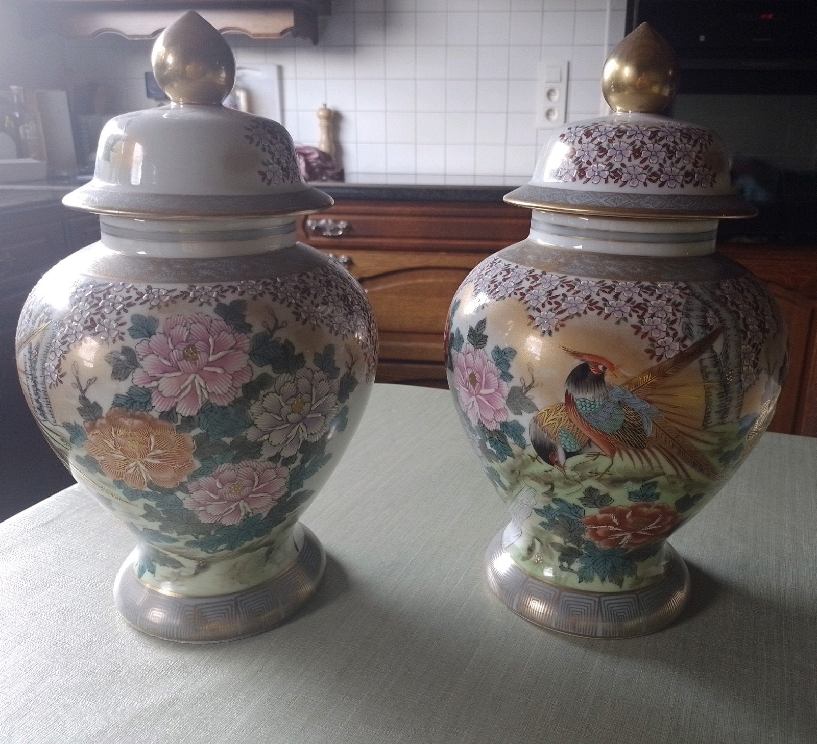 Chinese vazen 2 stuks, Ophalen