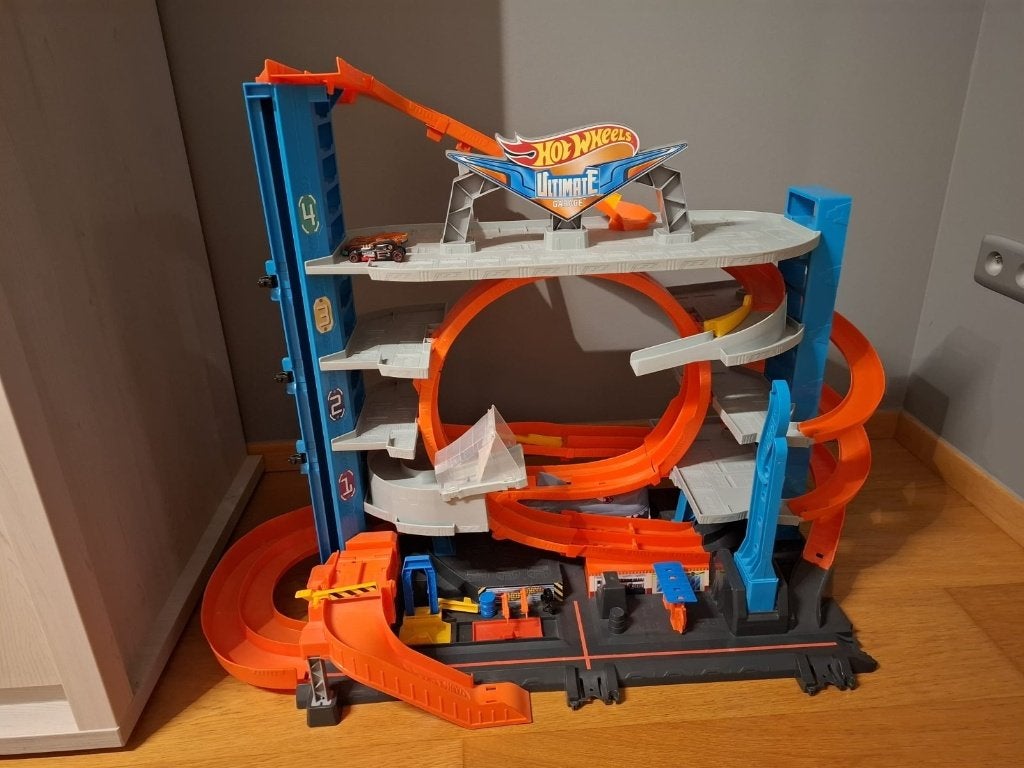 Hot Wheels Ultimate Garage met Haai, Ophalen of Verzenden, Zo goed als nieuw, Hot Wheels