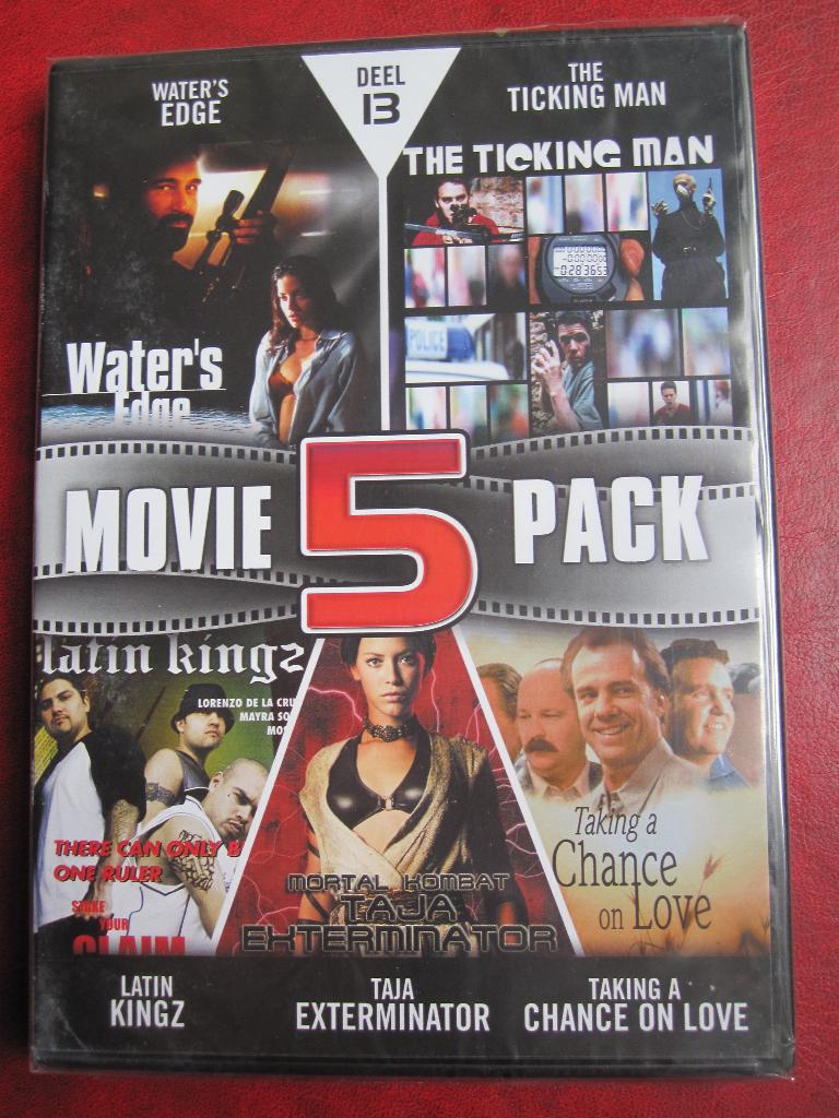 Movie 5 Pack 13 (5 films op 1 DVD) nieuw in de verpakking, Cd's en Dvd's, Dvd's | Actie, Nieuw in verpakking, Actie, Boxset, Vanaf 16 jaar
