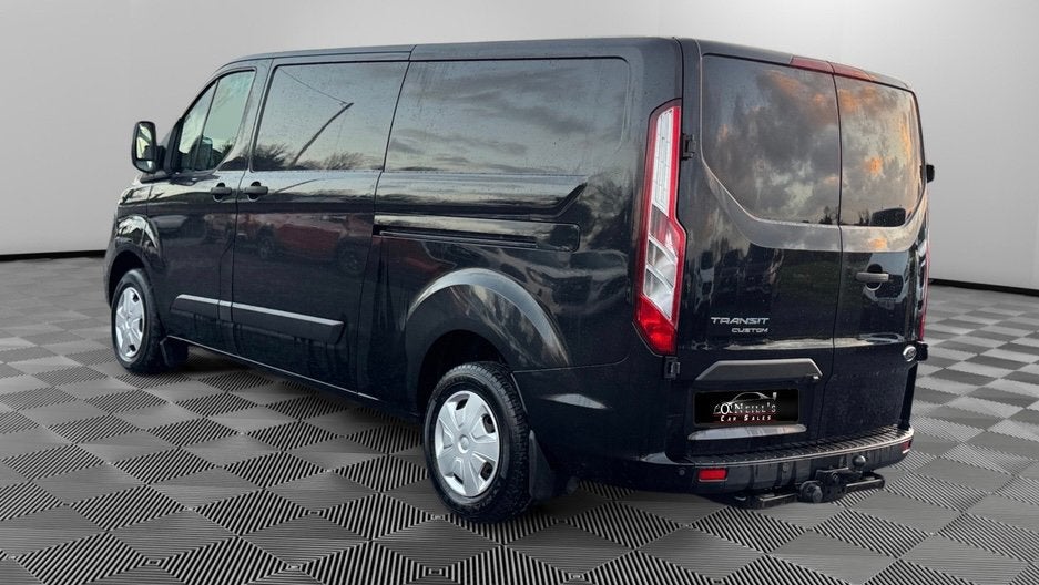 Ford Transit Custom 2.2 Tdci Dubbel cabine L2 215.000km, Auto's, Ford, Particulier, Transit, Achteruitrijcamera, Airbags, Airconditioning