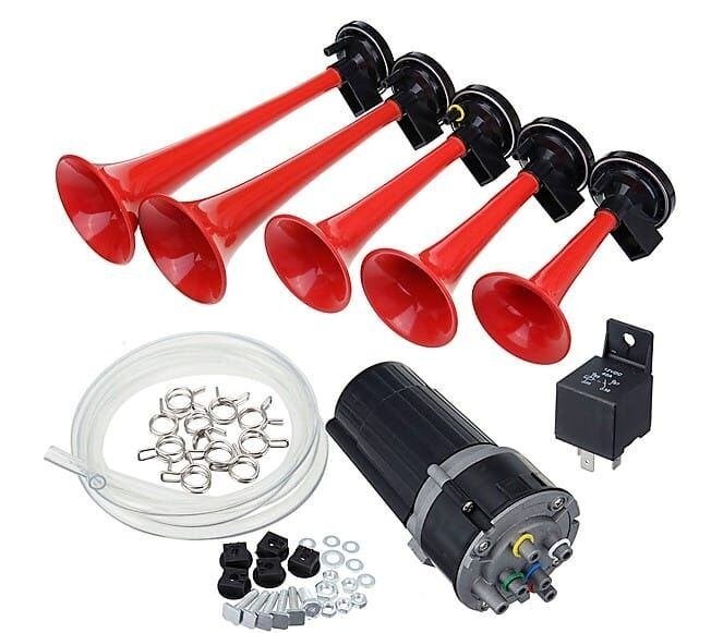 Luchthoorn la cucaracha + compressor 12V, Auto diversen, Overige Auto diversen, Verzenden