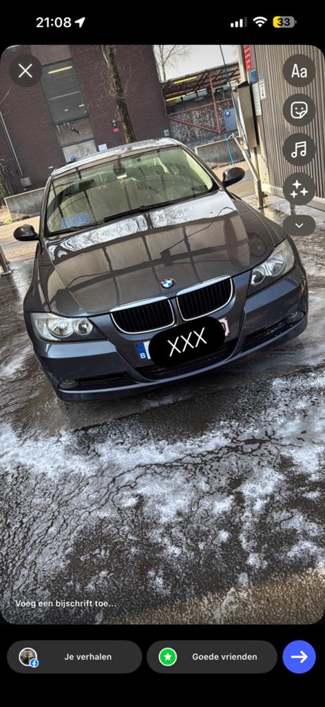 BMW 320 D EXPORT, Auto's, BMW, Beige, Leder, 5 deurs, Euro 4
