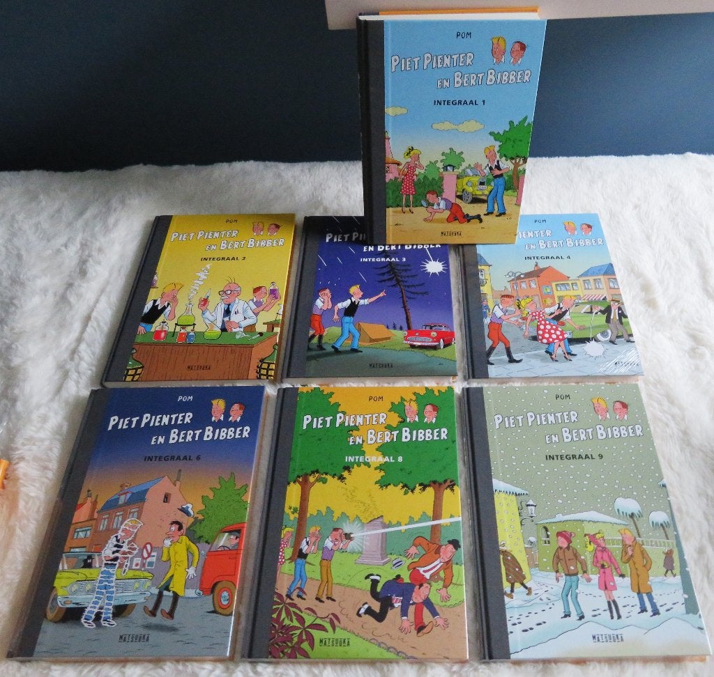 Piet Pienter en Bert Bibber Luxe integrale 1-2-3-4-6-8 en 9., Enlèvement ou Envoi, Neuf, POM